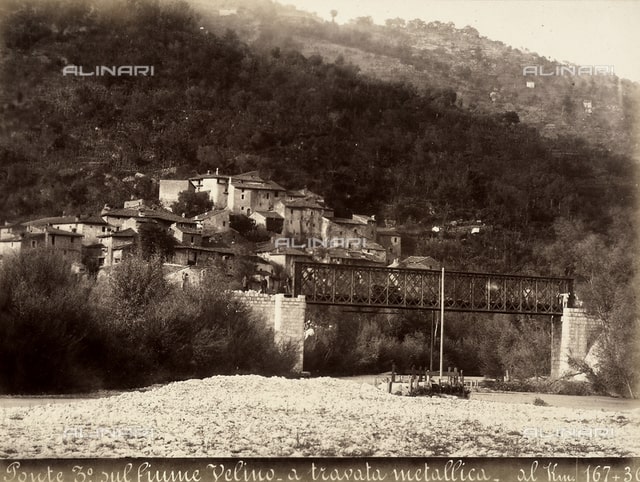 Castel Sant'Angelo - Ponte ferroviario sul fiume Velino (1883)