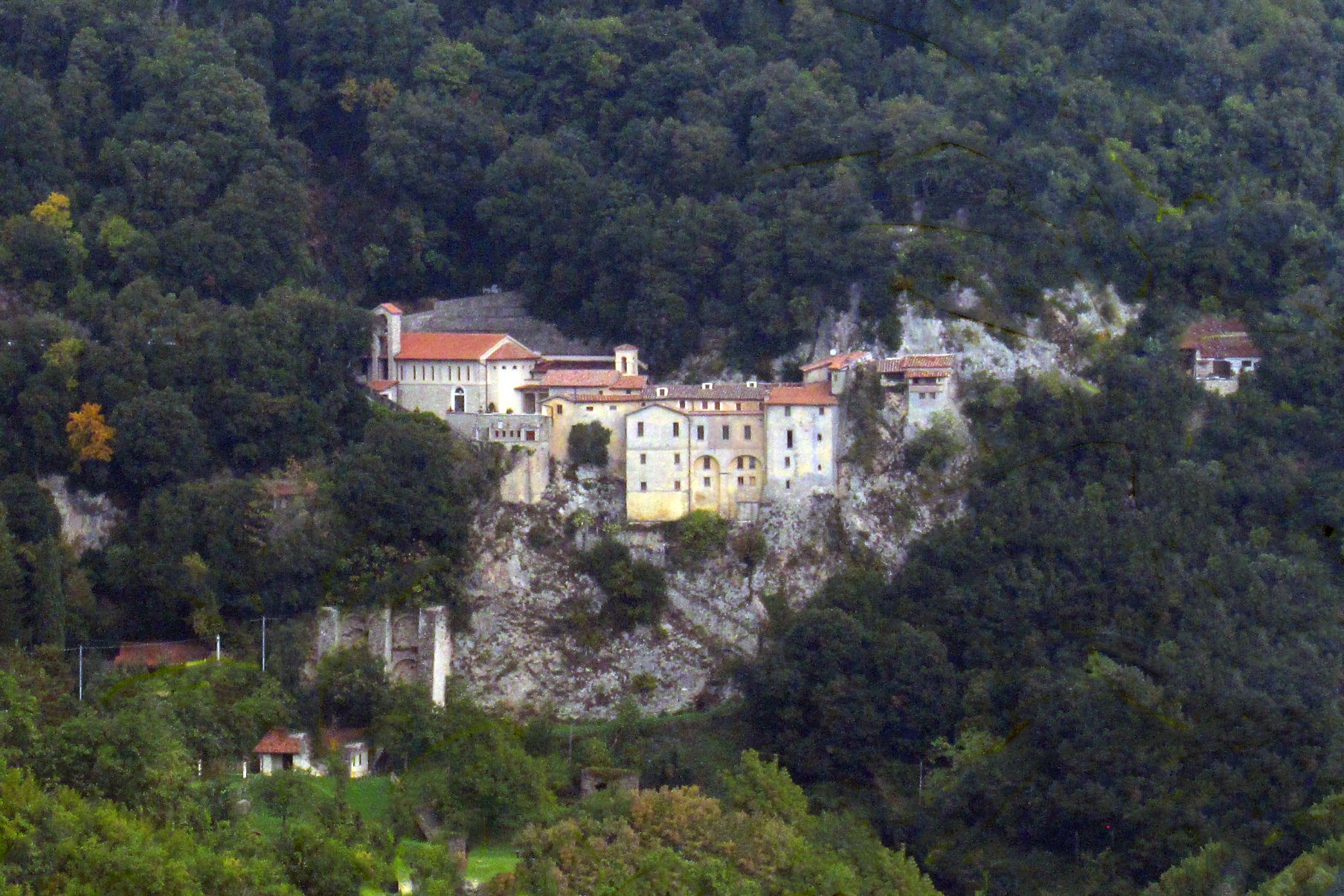 Greccio - Veduta del santuario