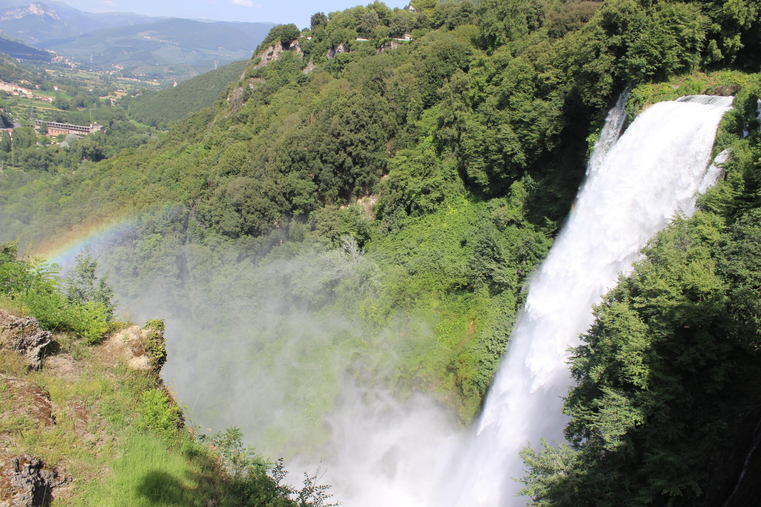 Marmore - Veduta della cascata dall'alto