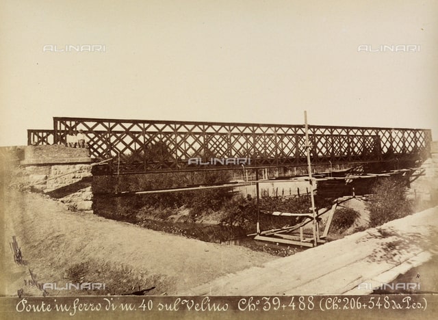 Rieti, ponte ferroviario su Velino
