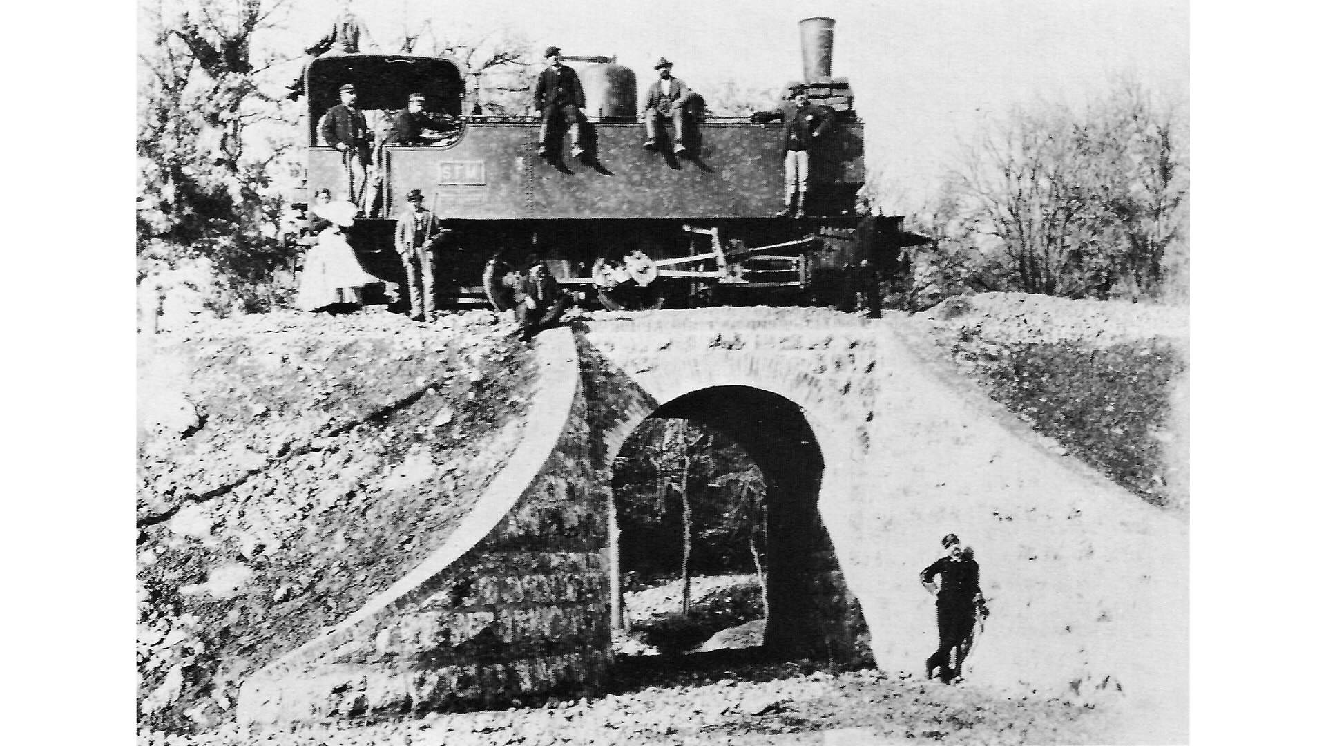 Cantiere ferrovia Terni-L'Aquila collaudo ponticello